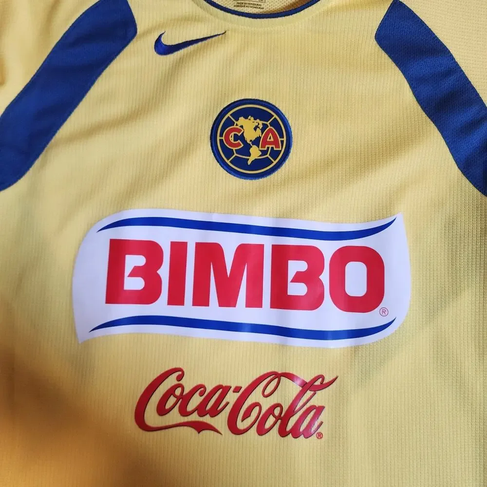 Club América 2005–07 Nike Sphere Dry Jersey | Bimbo,‎ Coca‑Cola, Corona | Small